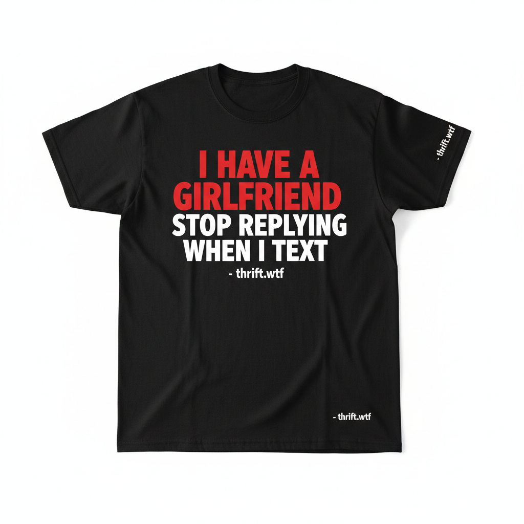(BLACK) I HAVE A GIRLFRIEND, STOP REPLYING WHEN I TEXT