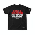 (BLACK) I HAVE A GIRLFRIEND, STOP REPLYING WHEN I TEXT