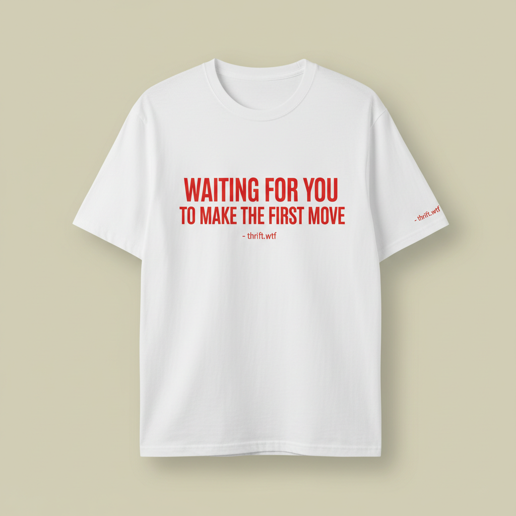 (WHITE) WAITING FOR YOU TO MAKE THE FIRST MOVE
