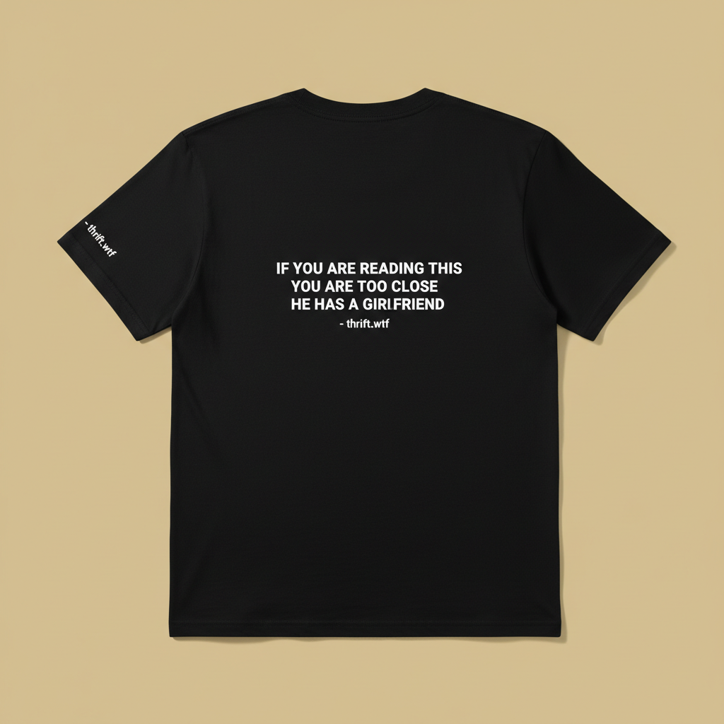 (BLACK) COMMITED GUY'S TEE