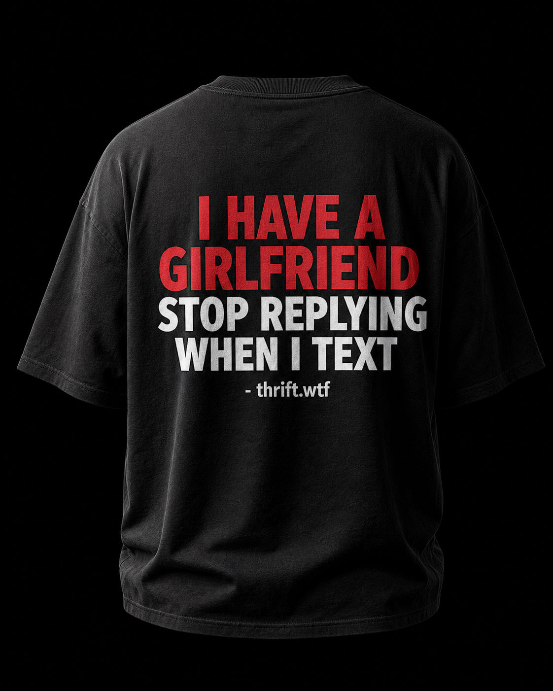 (BLACK) I HAVE A GIRLFRIEND, STOP REPLYING WHEN I TEXT