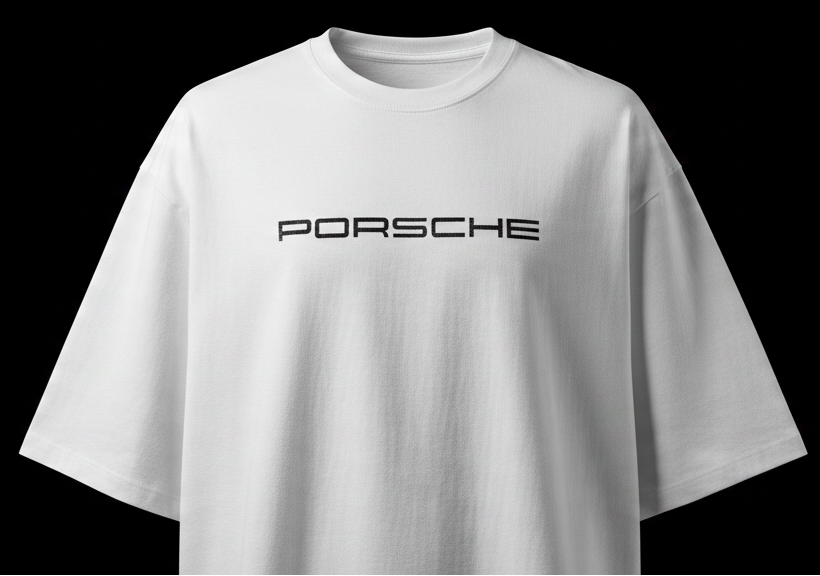 (WHITE) Porshe Tshirt