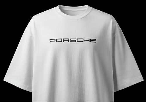 (WHITE) Porshe Tshirt