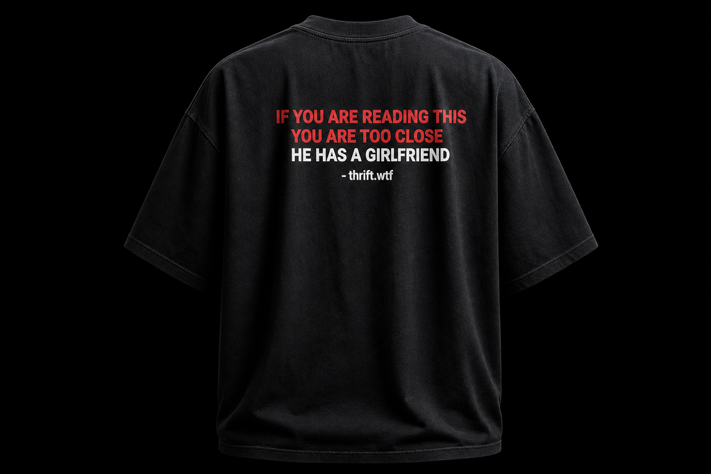 (BLACK) COMMITED GUY'S TEE