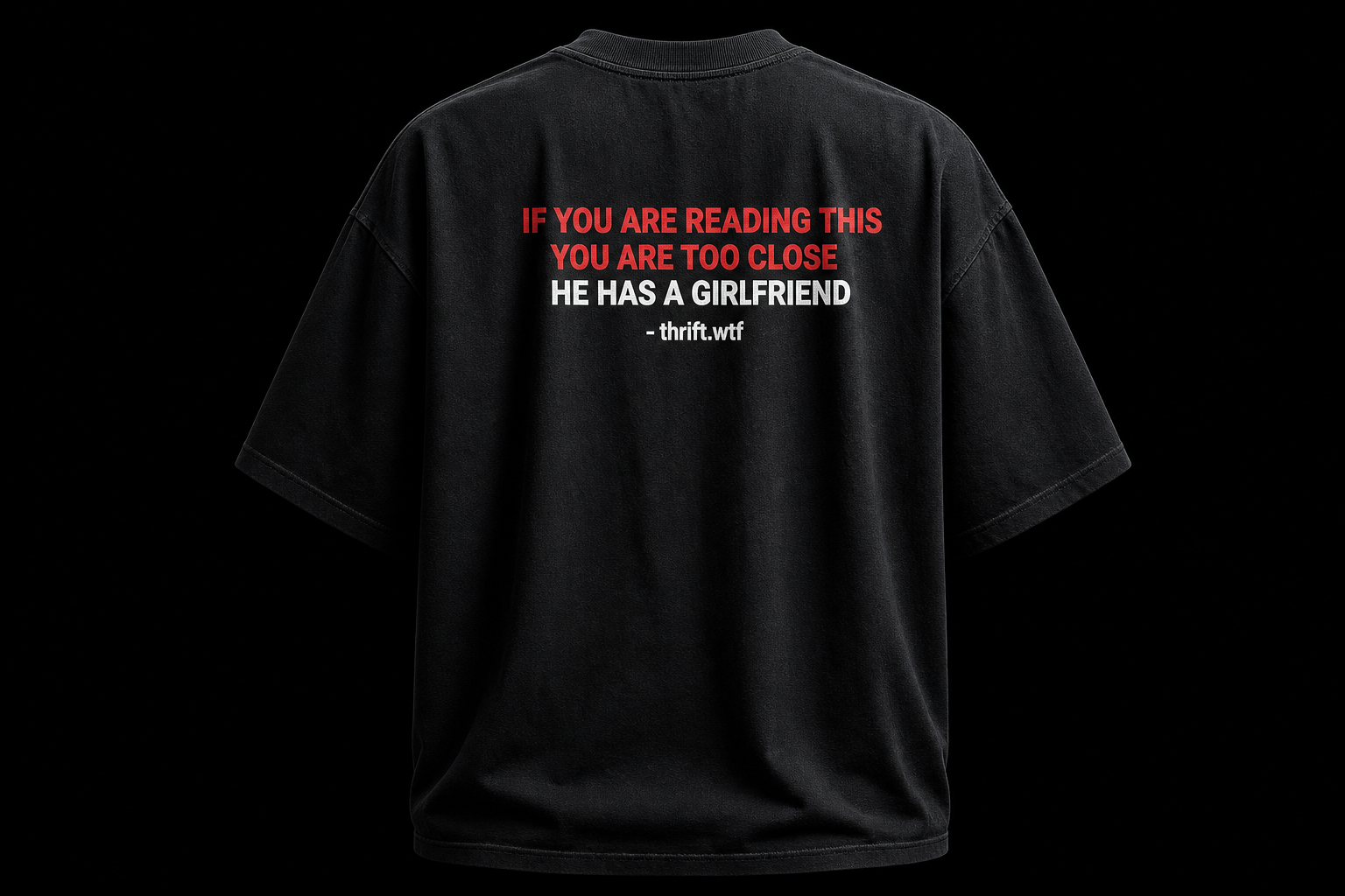 (BLACK) COMMITED GUY'S TEE