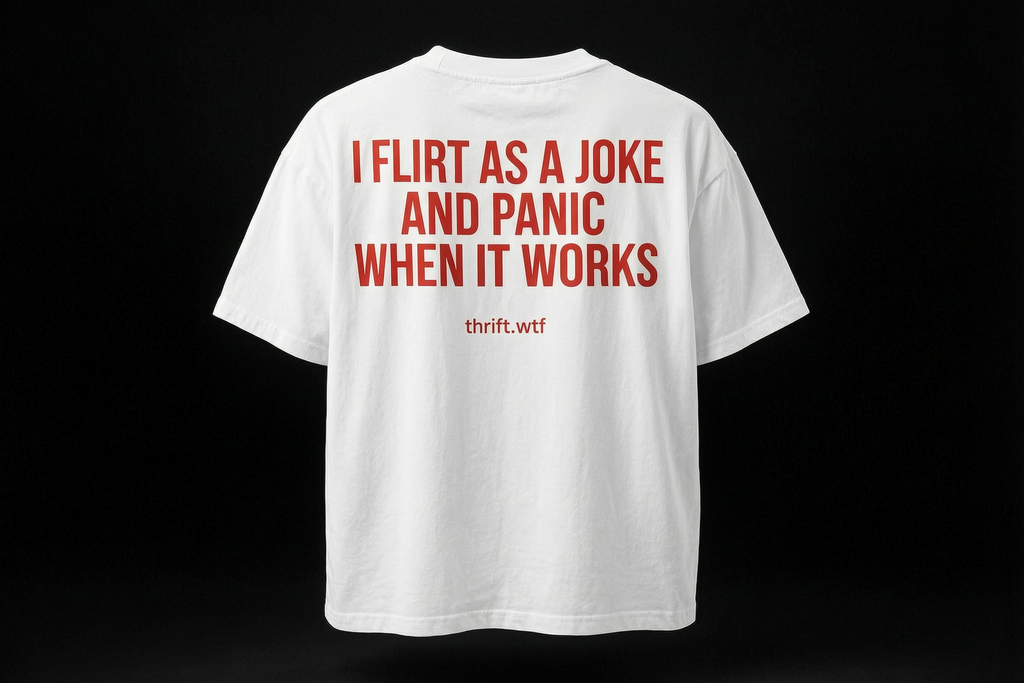 I FLIRT AS A JOKE AND PANIC WHEN IT WORKS