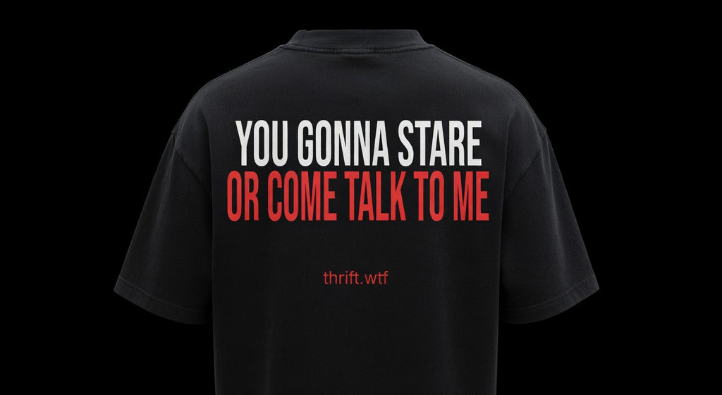 YOU GONNA STARE OR....