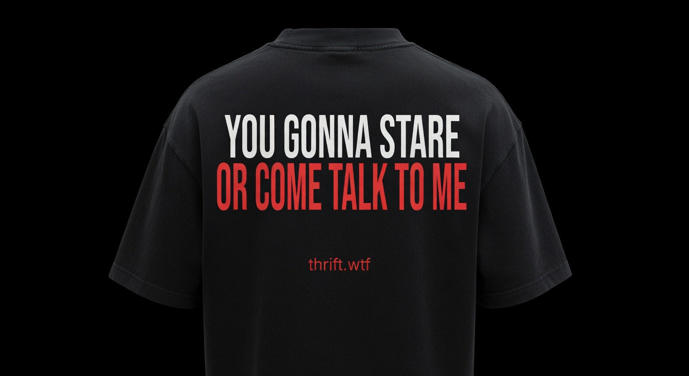 YOU GONNA STARE OR....