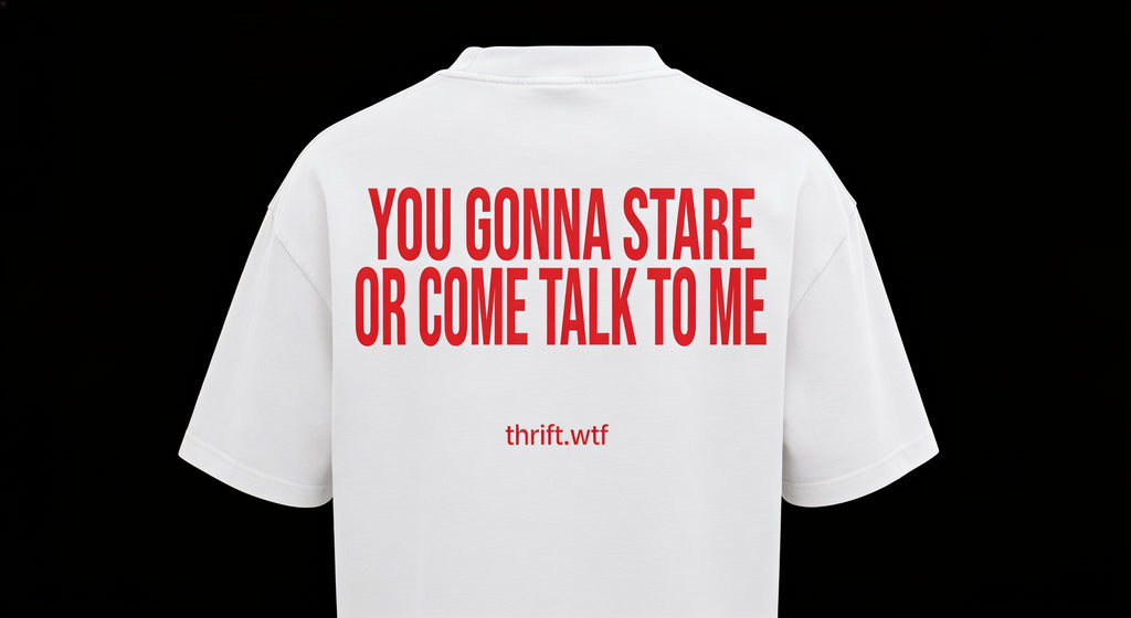 YOU GONNA STARE OR....